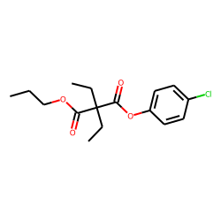 Diethylmalonic acid, 4-chlorophenyl propyl ester