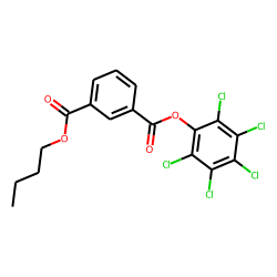 Isophthalic acid, butyl pentachlorophenyl ester