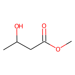 Butanoic acid, 3-hydroxy-, methyl ester