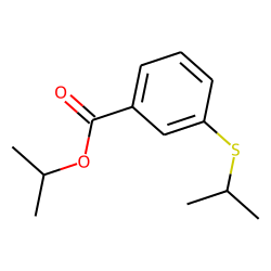 Benzoic acid, 3-(isopropylthio)-, isopropyl ester
