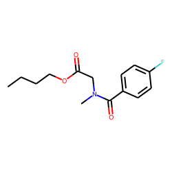Sarcosine, N-(4-fluorobenzoyl)-, butyl ester