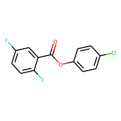 2,5-Difluorobenzoic acid, 4-chlorophenyl ester
