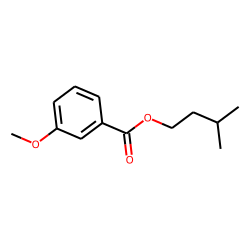 Benzoic acid, 3-methoxy-, 3-methylbutyl ester