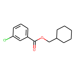 3-Chlorobenzoic acid, cyclohexylmethyl ester