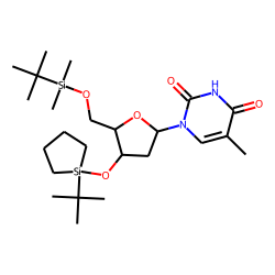Thymidine, 3'-O-cyclotetramethylene-tertbutylsilyl, 5'-O-TBDMS