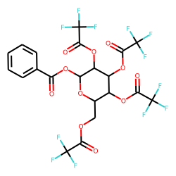 Benzoyl glucopyranoside, isomer # 3, TFA