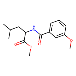 L-Leucine, N-(m-anisoyl)-, methyl ester