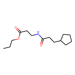 «beta»-Alanine, N-(3-cyclopentylpropionyl)-, propyl ester