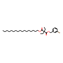 Diethylmalonic acid, 3-bromobenzyl heptadecyl ester