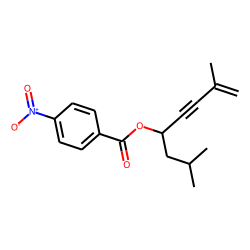 4-Nitrobenzoic acid, 2,7-dimethyloct-7-en-5-yn-4-yl ester