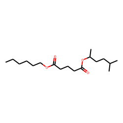 Glutaric acid, hexyl 5-methylhex-2-yl ester