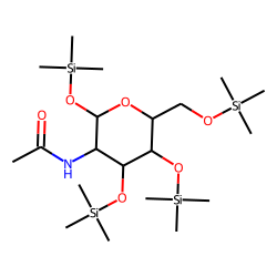 N-Acetyl-D-glucosamine, tetrakis(trimethylsilyl) ether (isomer 2)