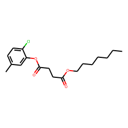 Succinic acid, 2-chloro-5-methylphenyl heptyl ester