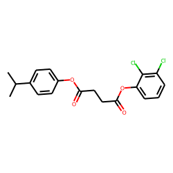 Succinic acid, 2,3-dichlorophenyl 4-isopropylphenyl ester