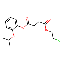Succinic acid, 2-isopropoxyphenyl 2-chloroethyl ester