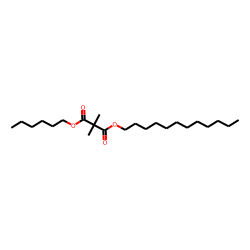Dimethylmalonic acid, dodecyl hexyl ester