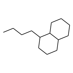 1-Butyldecalin, trans