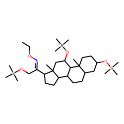 Tetrahydrocorticosterone, EO-TMS # 1