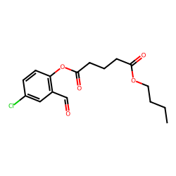 Glutaric acid, 2-acetyl-4-chlorophenyl butyl ester