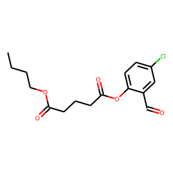 Glutaric acid, 2-formyl-4-chlorophenyl butyl ester