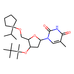 Thymidine, 3'-O-TBDMS, 5'-O-cyclotetramethylene-isopropylsilyl