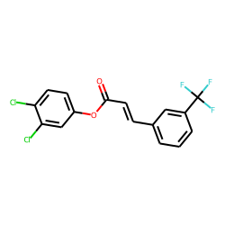 trans-3-Trifluoromethylcinnamic acid, 3,4-dichlorophenyl ester