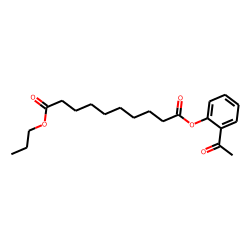 Sebacic acid, 2-acetylphenyl propyl ester