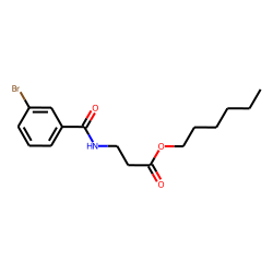 «beta»-Alanine, N-(3-bromobenzoyl)-, hexyl ester