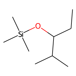 2-Methyl-3-pentanol, trimethylsilyl ether