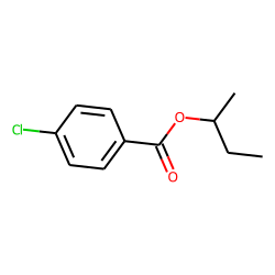 4-Chlorobenzoic acid, 2-butyl ester