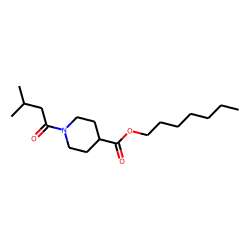 Isonipecotic acid, N-(3-methylbutyryl)-, heptyl ester