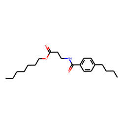 «beta»-Alanine, N-(4-butylbenzoyl)-, heptyl ester
