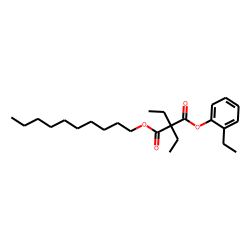 Diethylmalonic acid, decyl 2-ethylphenyl ester