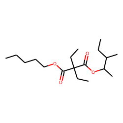 Diethylmalonic acid, 3-methylpent-2-yl pentyl ester