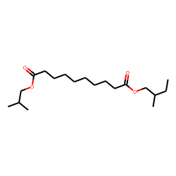 Sebacic acid, isobutyl 2-methylbutyl ester