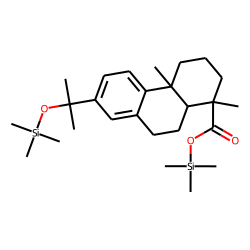 15-Trimethylsilyloxydehydroabietic acid, trimethylsilyl ester