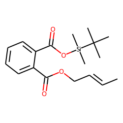 (E)-But-2-enyl tert-butyldimethylsilyl phthalate
