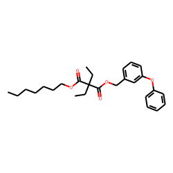 Diethylmalonic acid, heptyl 3-phenoxybenzyl ester