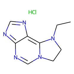 9H-imidazo[2,1-i]purine, 9-ethyl-7,8-dihydro-, hydrochloride