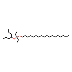Silane, diethyl(4-heptyloxy)octadecyloxy-