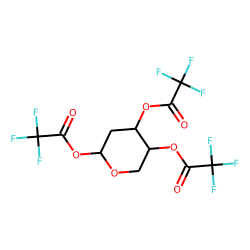 2-Deoxy-D-ribopyranose, tris(trifluoroacetate) (isomer 1)
