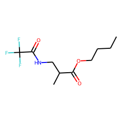 Propanoic acid, 3-amino-2-methyl, butyl ester, TFA