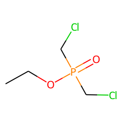 Phosphinic acid, bis(chloromethyl),- ethyl ester