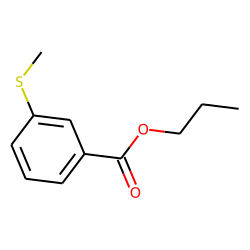 Benzoic acid, 3-(methylthio)-, propyl ester