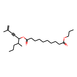 Sebacic acid, 2,6-dimethylnon-1-en-3-yn-5-yl propyl ester