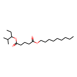 Glutaric acid, 2-methylpent-3-yl nonyl ester