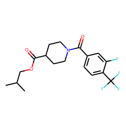 Isonipecotic acid, N-(3-fluoro-4-trifluoromethylbenzoyl)-, isobutyl ester