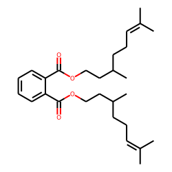 Bis(3,7-dimethyloct-6-enyl) phthalate