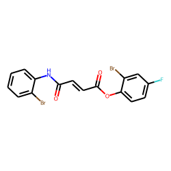 Fumaric acid, monoamide, N-(2-bromophenyl)-, 2-bromo-4-fluorophenyl ester