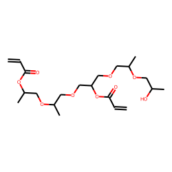 diacrylate of tetra-propoxylated glycerol (Acrylic acid 2-[2-(2-acryloyloxy-propoxy)-propoxy]-1-[2-(2-hydroxy-propoxy)-propoxymethyl]-ethyl ester)